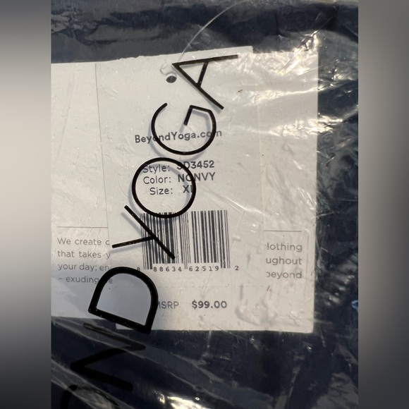 Beyond Yoga Out Of Pocket High Waisted Leggings Nocturnal Navy Sz XL - Picture 6 of 6